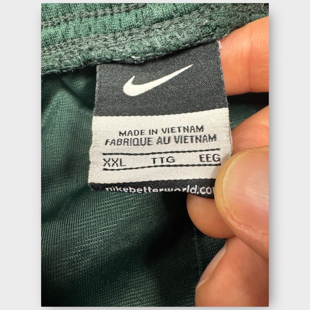 EUC Nike Michigan State Spartans Mesh Athletic Shorts – Green – Size XXL - W51 - Picture 5 of 7